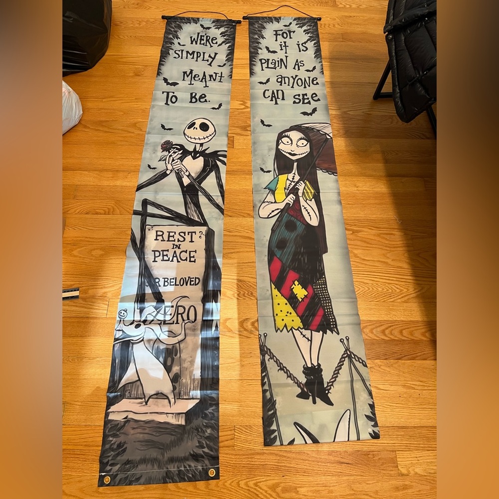 Large Nightmare Before Christmas Wall Banners